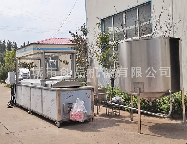 叶类蔬菜漂烫杀菌流水线